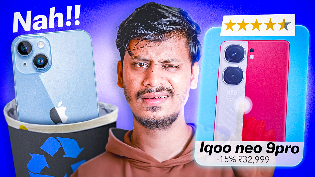 iQOO Neo 9 Pro vs iPhone 13 Full Comparison - Under 50K?